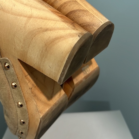 Steve Madden Hilde Suede Heeled Mule Clog - Picture 13 of 14